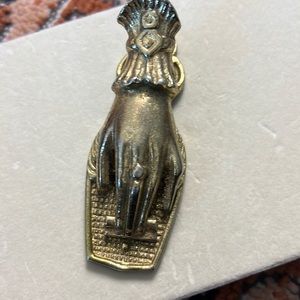 Vintage hand mail holder